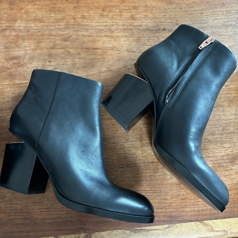 Alexander Wang Gabi Bootie with Rose gold heel- Brand New with dust bags.